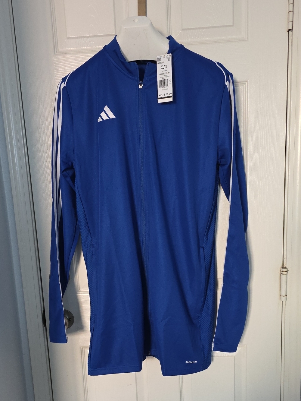 adidas TIRO 23 Track Jacket | Royal Blue | Men's XLT3